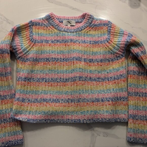 La Ligne Sweaters - La Ligne Cherie Rainbow Wool Sweater